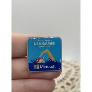 Special Olympics USA Games Seattle 2018 Lapel Pin Swimming